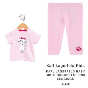 KARL LAGERFELD Baby NWT Leggings Set SOLD OUT